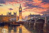 Thomas Kinkade London painting